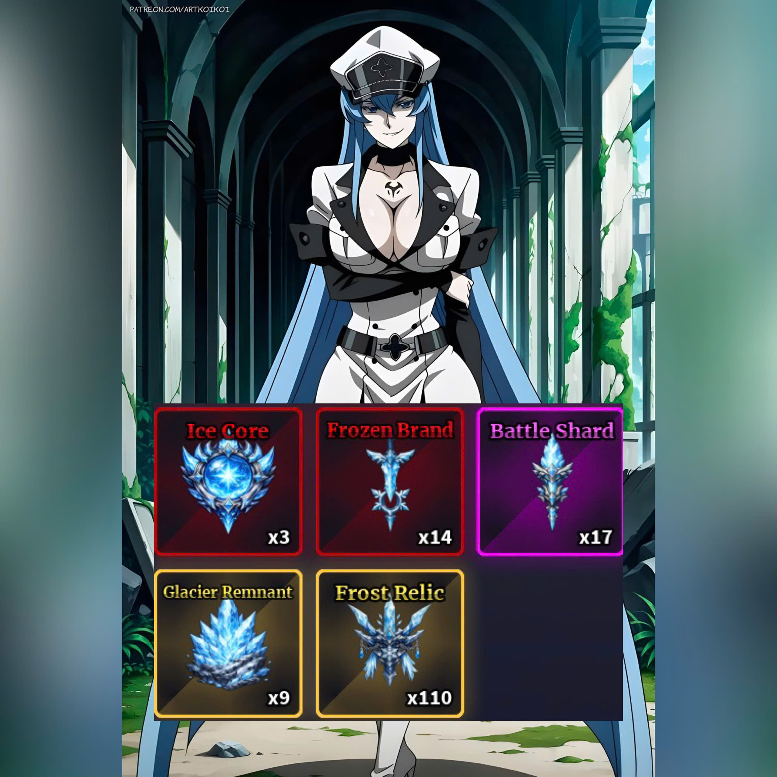 Set Ice queen +F